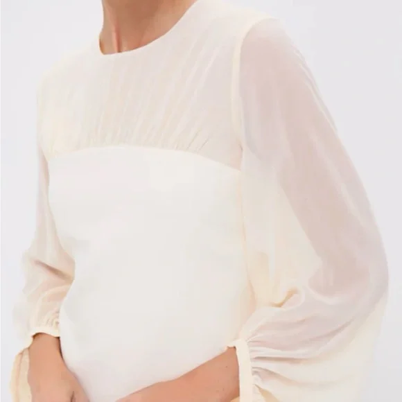 Tuckernuck Cream Long Sleeve Dress - Picture 6 of 7